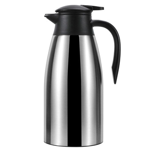 Travelhawk thermoskan 1,5 liter zwart rvs