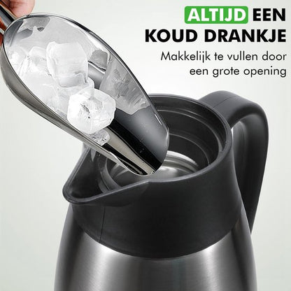 Travelhawk thermoskan met open deksel en schenktuit