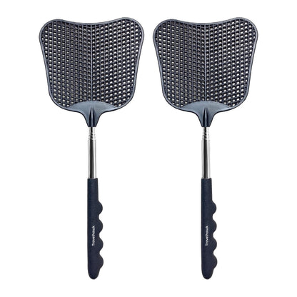 Travelhawk vliegmeppers set van 2 zwart