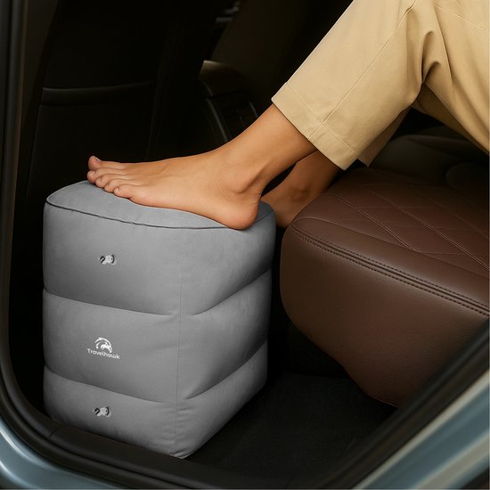 Travelhawk vliegtuigbedje lichtgewicht compacte reistoebehoren