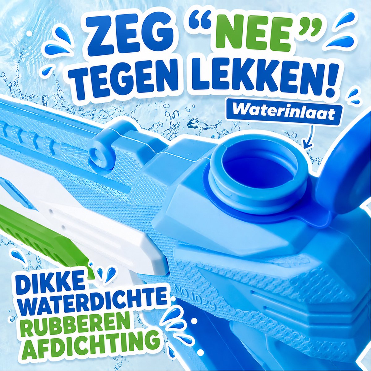Travelhawk waterpistool met schietafstand tot 8 meter