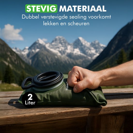 Travelhawk waterzak flexibele watercontainer outdoor