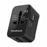 Travelhawk Wereldstekker met USB-C