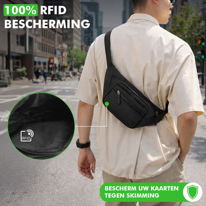 Waterafstotend heuptasje voor reizen en wandelen
