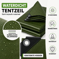 Waterdicht afdekzeil 2x3 meter voor buitengebruik