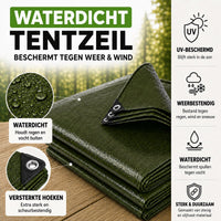 Waterdicht afdekzeil voor tuinmeubelen en tuin