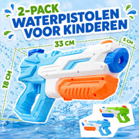 Waterpistool voor kinderen bij zwembad en watergevecht