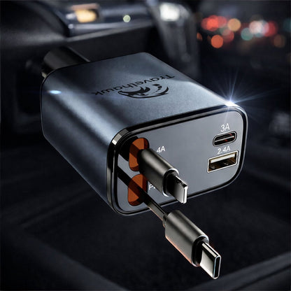 autolader opladen meerdere apparaten auto