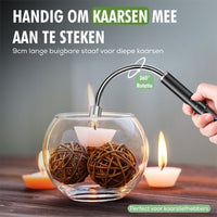 close-up plasma-boog travelhawk aansteker in werking