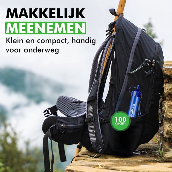 draagbaar travelhawk waterfilter in survival kit