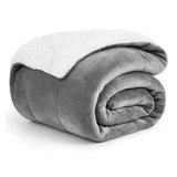 Travelhawk Fleece Deken 150×200 cm – Luxe Plaid Grijs