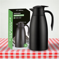 isolerende thermoskan travelhawk buiten op picknick