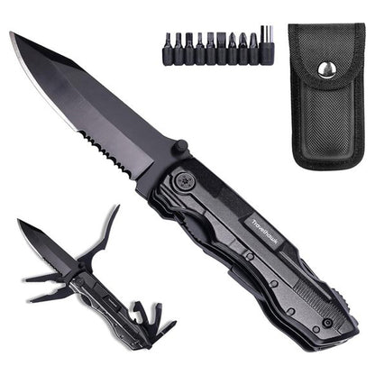 multitool zakmes travelhawk in nylon beschermhoes