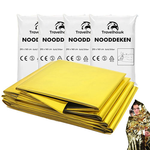 Nooddeken 4 stuks
