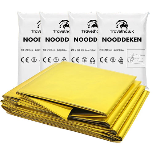 nooddeken 4 stuks in verpakking