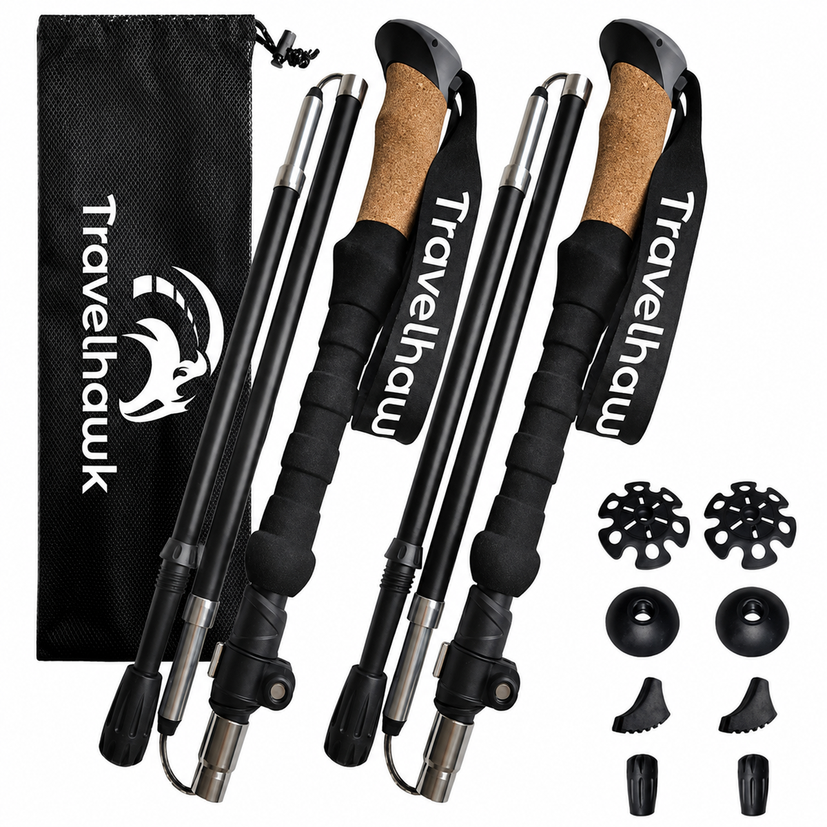 nordic walking stokken verstelbaar aluminium
