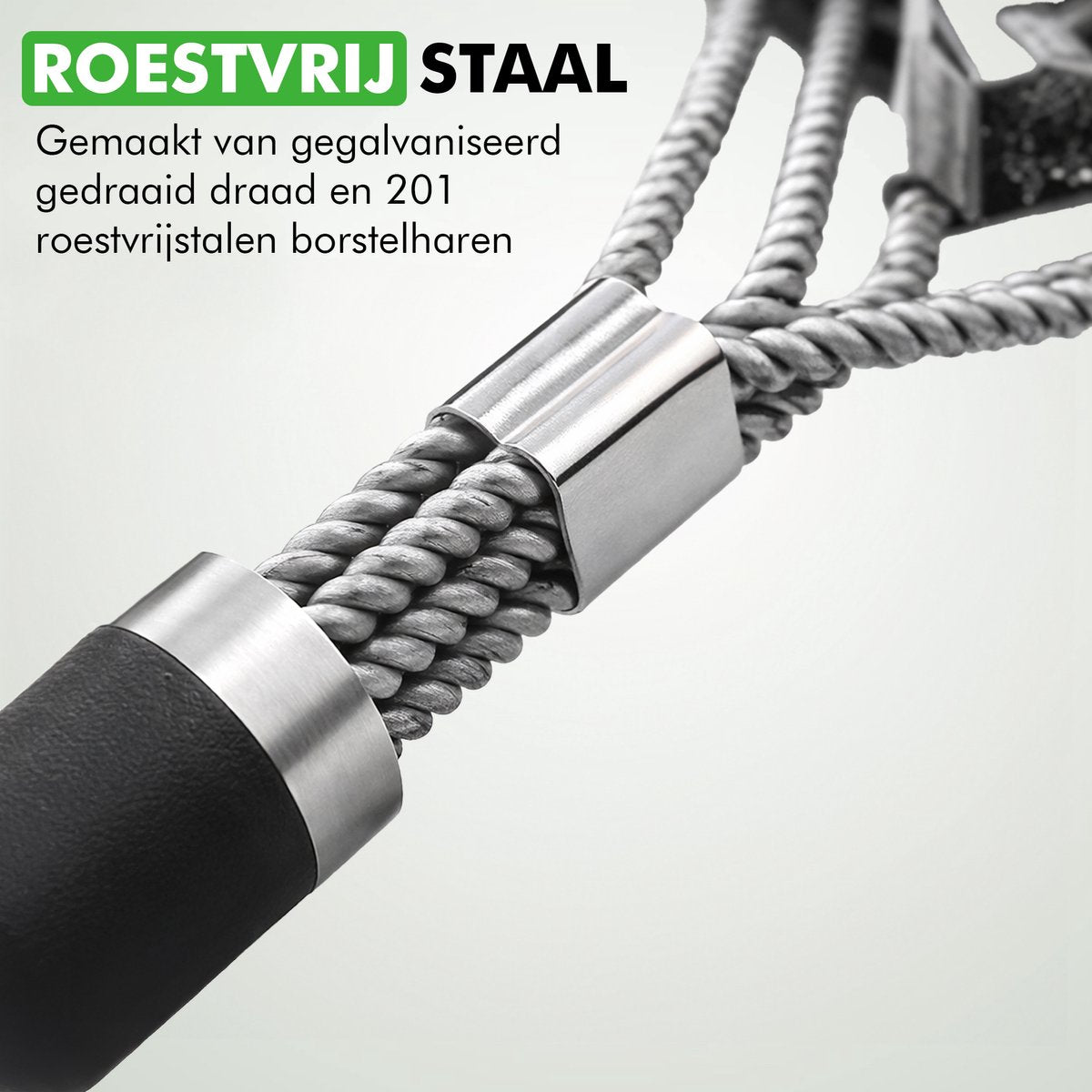schone barbecue rooster na gebruik borstel