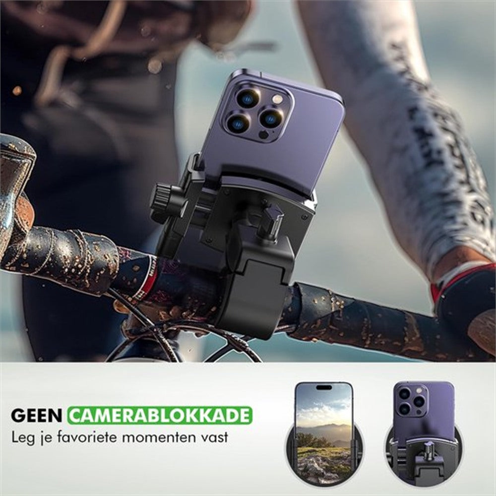 telefoonhouder fiets travelhawk in gebruik
