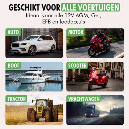 travelhawk acculader voor 12V accu gebruik