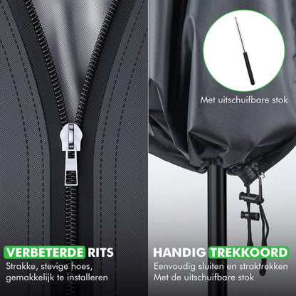 travelhawk beschermhoes parasol met rits en trekkoord