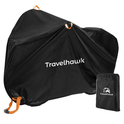 travelhawk fietshoes waterdicht over elektrische fiets