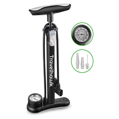travelhawk fietspomp met drukmeter 