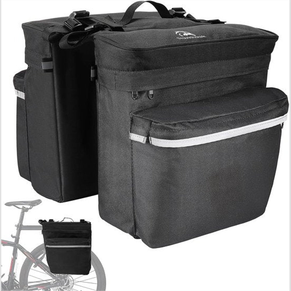 travelhawk fietstas met reflecterende strepen