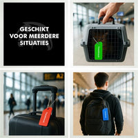 travelhawk kofferlabel set in verschillende kleuren