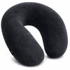 travelhawk nekkussen memory foam zwart reiskussen vliegtuig
