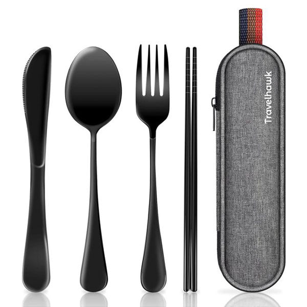 travelhawk reisbestek 8 delig in etui