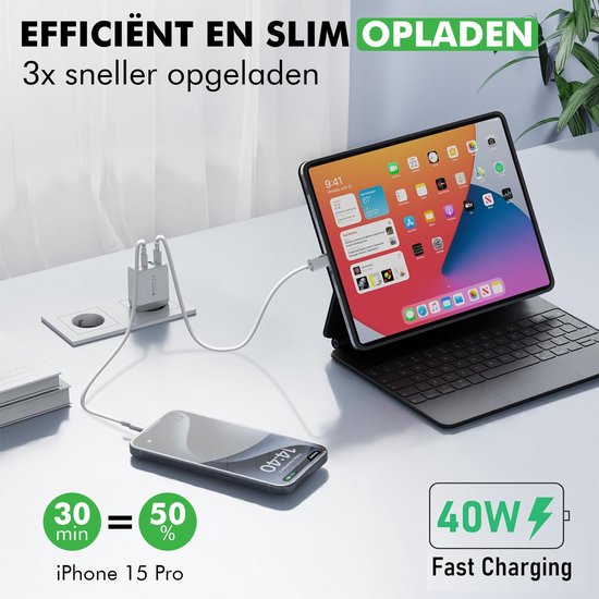 travelhawk usb-c oplader met power delivery