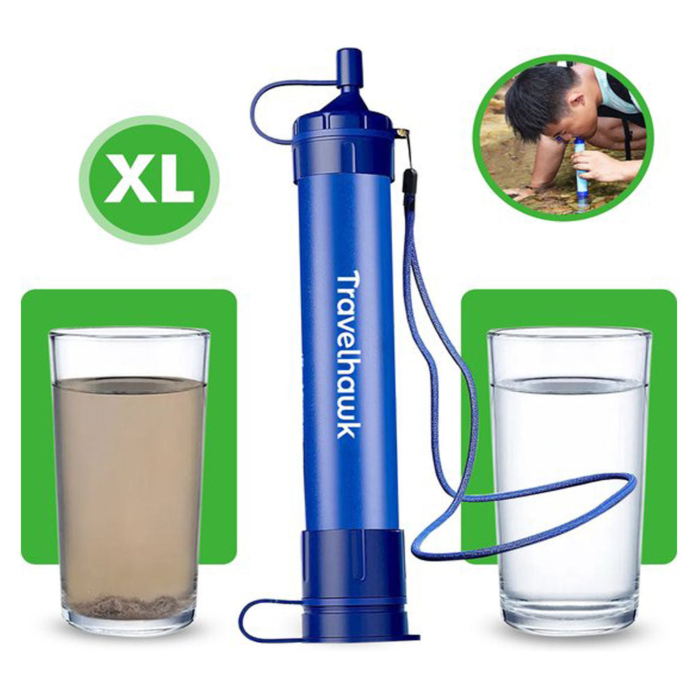 travelhawk waterfilter 4000l met slang en reinigingsspuit