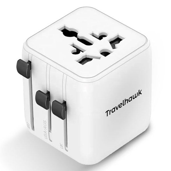 travelhawk wereldstekker universeel met usb poorten