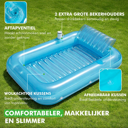 verkoelend luchtbed met water functie
