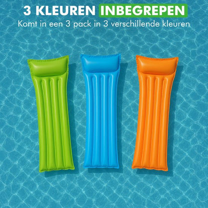 waterluchtbed Travelhawk opgeblazen