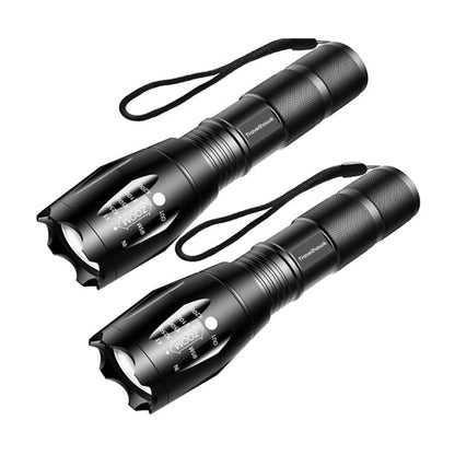 Travelhawk LED Zaklamp – 2 Stuks Krachtige LED Zaklampen